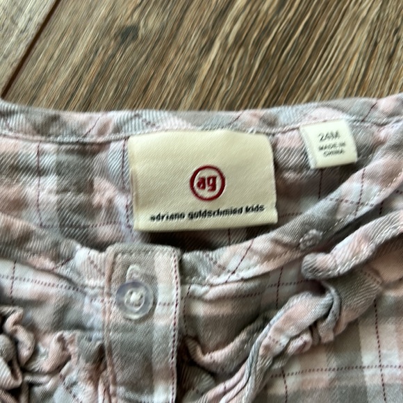 AG toddler pink plaid button up - Picture 3 of 3